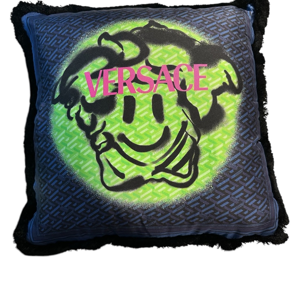 Versace Silk Medusa Pillow